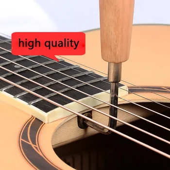 Gitarre Schlüssel Hexagon Einstellstange Massivholz Griff Gitarre Griffbrett Pitch Einstellung Werkzeug