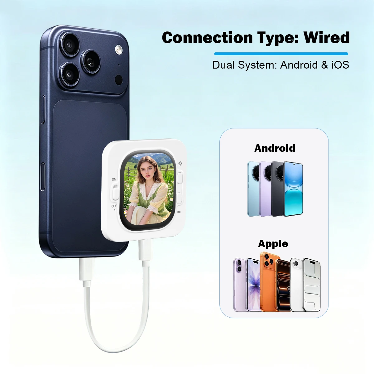 Telefon Vlog Selfie Monitor Bildschirm Telefon Halter Clip – Bild 5