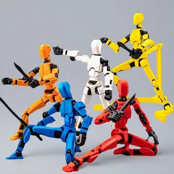 Action Doll Titan Multi Joint Mobile Transformation Roboter Handheld T13 Action Doll Charakter und Hund