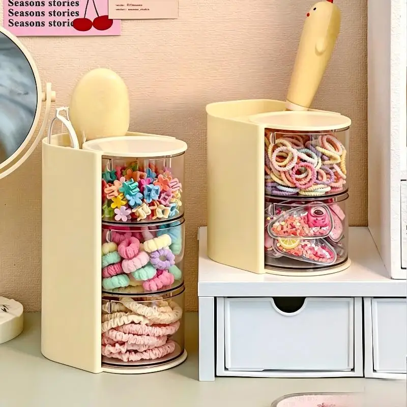 Organizer für Haaraccessoires mit Haarbürstenhalter – Bild 4