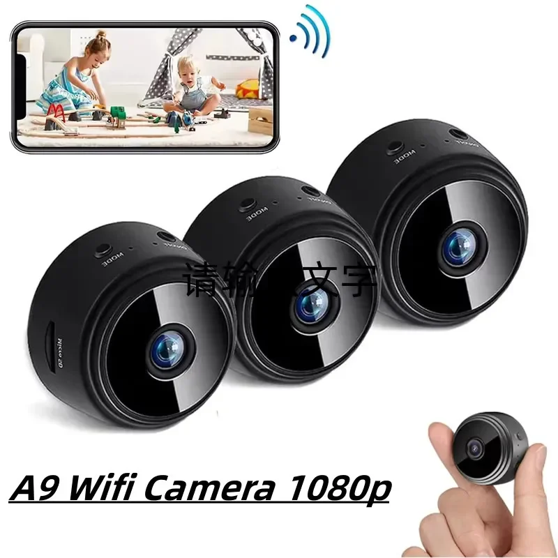 A9 Mini WiFi Kamera Fernbedienung Drahtlose infrarot 720p HD – Bild 2