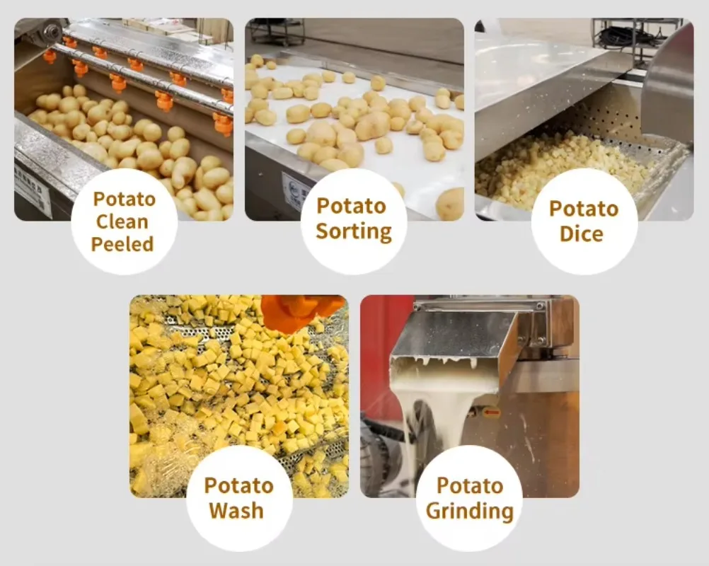 Industrielle Kartoffelpüree-Produktionslinie, Komplette – Bild 6