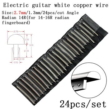 Fingerboard-Bunddraht für E-Gitarre, Nickel-Silber, Edelstahl, 2,4 mm, 2,7 mm, 2,9 mm, Reparaturmaterial
