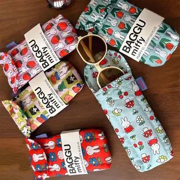 Kawaii Miffy Brillen-Aufbewahrungstasche, niedliches Kaninchen, Sonnenbrille, Cartoon-Sonnenbrille