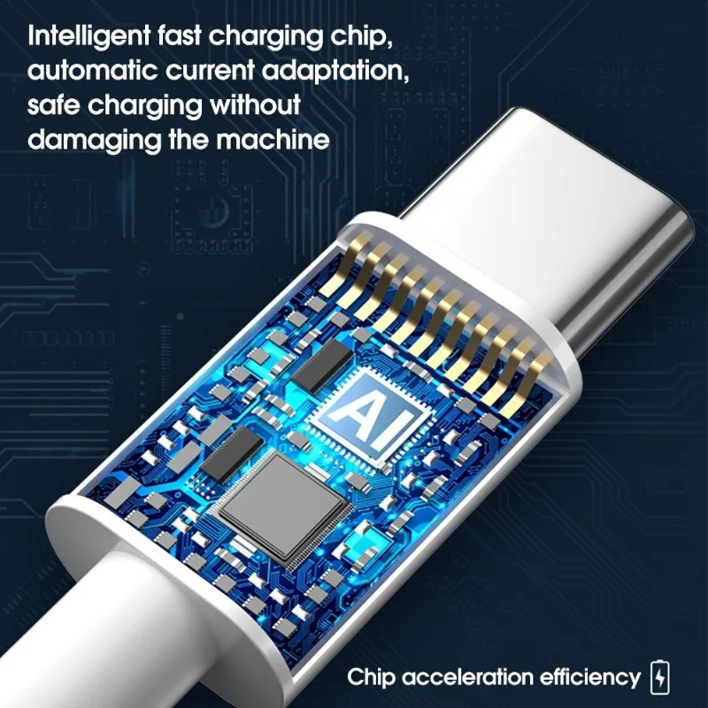 USB-C Ladegerät 120 W mit 4 Anschlüssen und Kabel – Bild 3