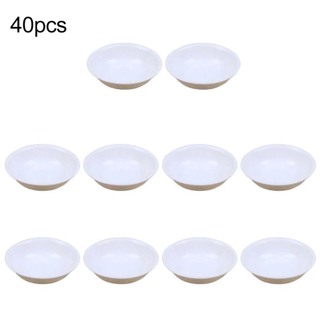 40 Stück Eintauchen Sojasauce Tasse Plastiks chale tragbare