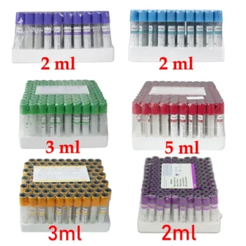 Medizinisches Labor, Vakuum-Blutsammlung, Koagulation/Röhrchen/EDTA-Röhrchen, 2/3/5 ml, Heimtierbedarf