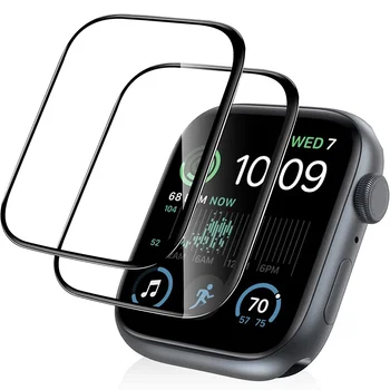 Vollständig gebogener Displayschutz für Apple Watch Ultra 3 49 mm, kein Glas, schützend für Iwatch Serie 10 11