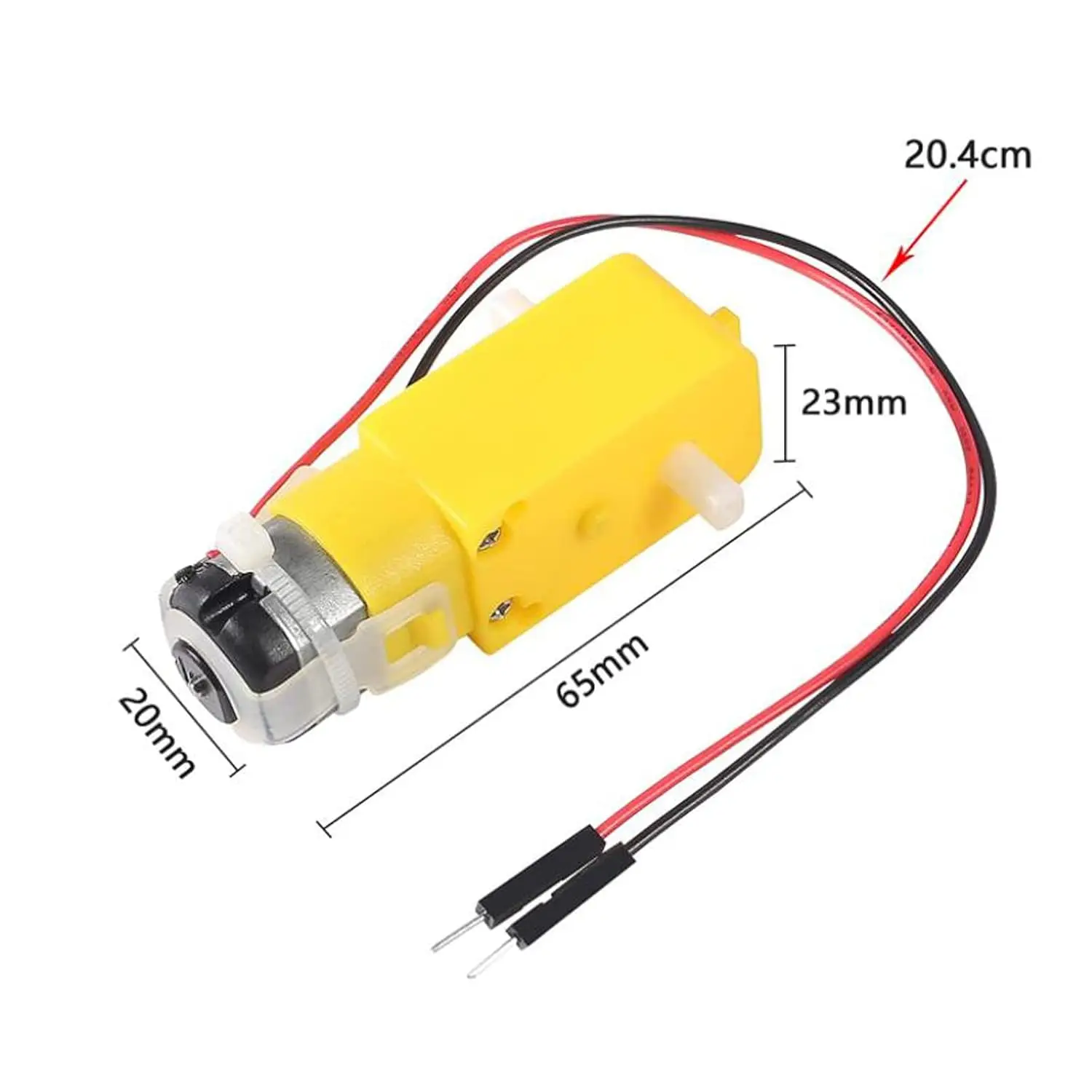 TT Motor Dual DC 3-6V Getriebemotor 200 U/min – Bild 4