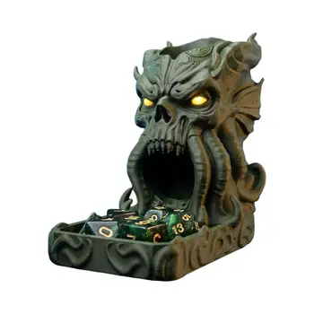 3D-gedruckter Würfelturm für Fantasy-Rollenspiele, einzigartiges Gaming-Zubehör, Schreibtisch-Organizer