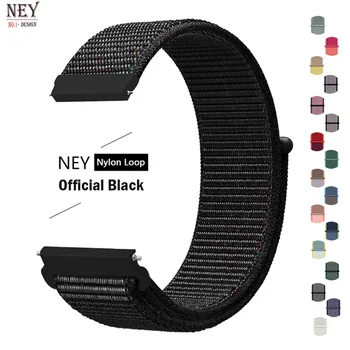 20 mm 22 mm Band für Samsung Galaxy Watch 6/5/4/5pro/4/6 Classic/Active 2 Nylon Loop Sportarmband Huawei Watch
