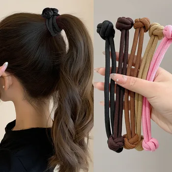 Einfache Dehnbare Gummi-Haargummis für Frauen Hochelastische Modische Mädchen-Haarschleifen Scrunchie