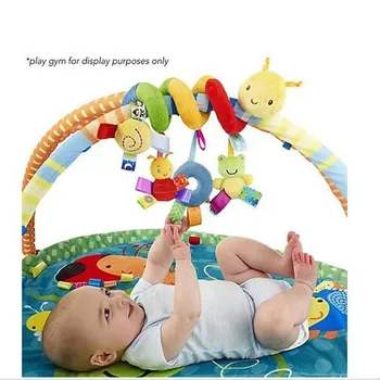 Baby Hängen Auto Sitz Spielzeug Plüsch Aktivität Hängen Kinderwagen Spielzeug mit BB Quietscher und Rasseln