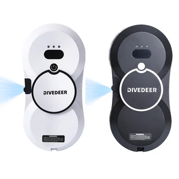 DIVEDEER Wasserspray-Fensterreinigungsroboter, intelligenter, hochhausiger, doppelseitiger, bürstenloser