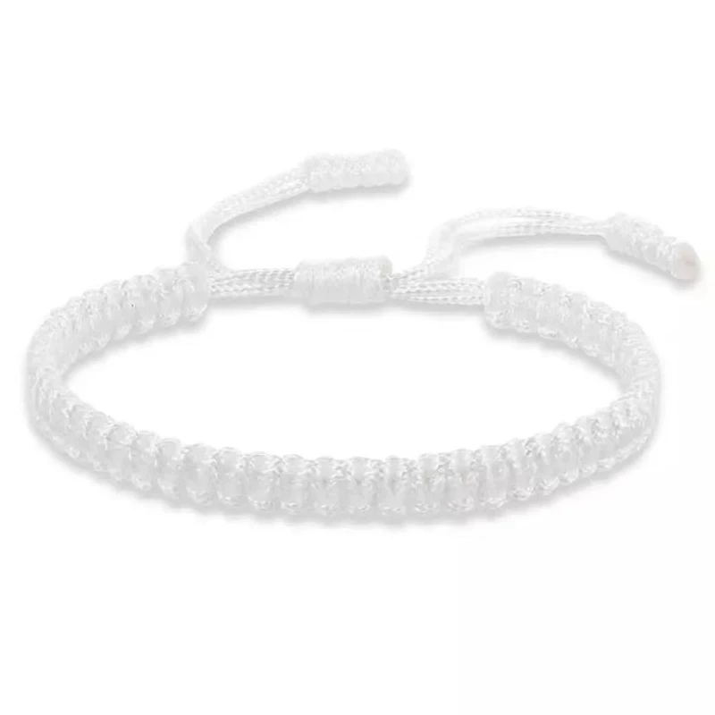 Handgefertigte geflochtene Schnur-Armbänder, rot, schwarz – Bild 3