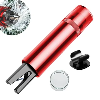 2-in-1 Mini Auto Sicherheit Hammer Auto Glas Fenster Breaker Flucht Und Rettungs Werkzeug Mit Sicherheitsgurt