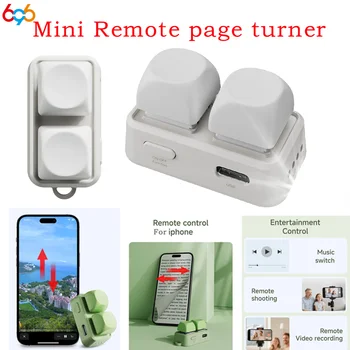 2025, Tastatur, Dual-Taste, E-Book, Seitenwender für Tablet, Mobiltelefon, Bluetooth-Fernbedienung, Swipe