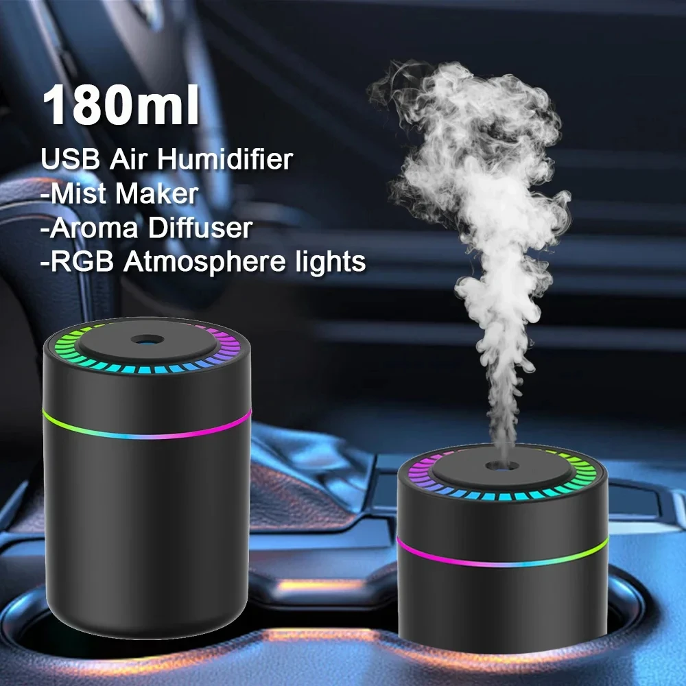 180 ml Mini-Luftbefeuchter, USB-elektrischer Aroma-Diffusor