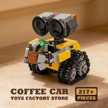 Raum Mini Roboter MOC Bausteine Spielzeug 217Pcs Verfolgt Bot Modell Klassische Film Sci-Fi Blöcke Puppen