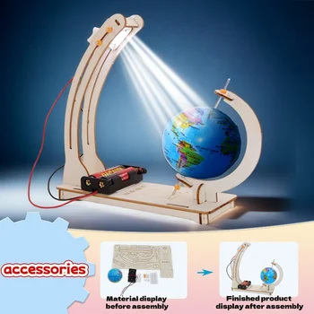 DIY Erde Modell Tag Nacht Zyklus Wissenschaft Kit STEM Pädagogische Globus Spielzeug für Kinder Klassenzimmer