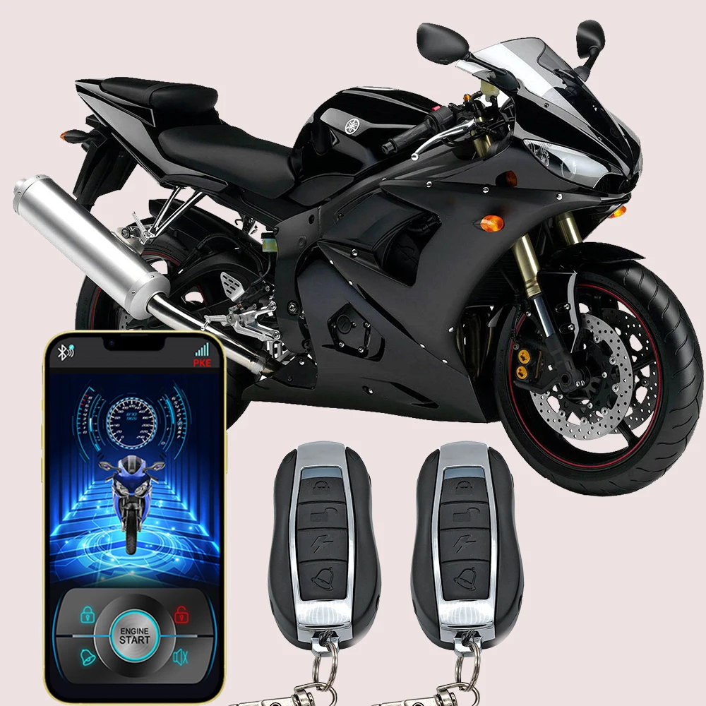 Motorrad Einbrecher Alarm Smartphone APP Steuerung Remote
