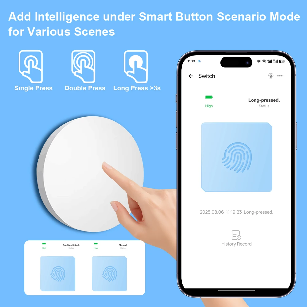 Zigbee-Taste, intelligente drahtlose Fernbedienung – Bild 2