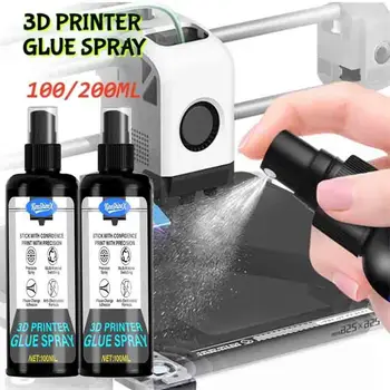 100/200 ml starkes 3D-Drucker-Klebespray, geeignet für PLA-, ABS-, PETG- und TPU-Filamente - reduziert