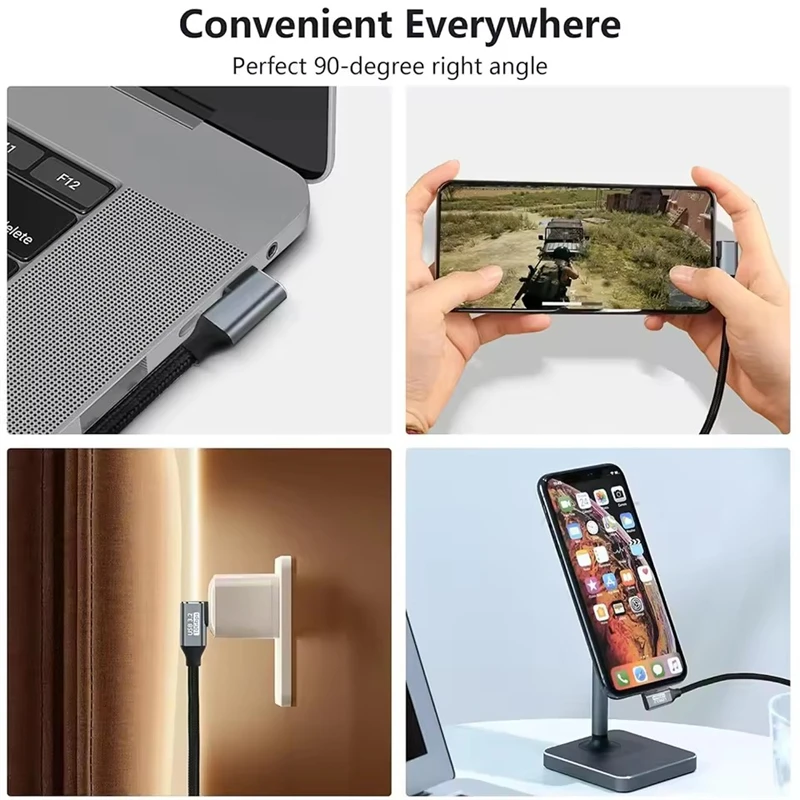 100 W PD-Schnellladekabel, 5 A, Typ USB C 3.1 Gen 2 Stecker – Bild 5