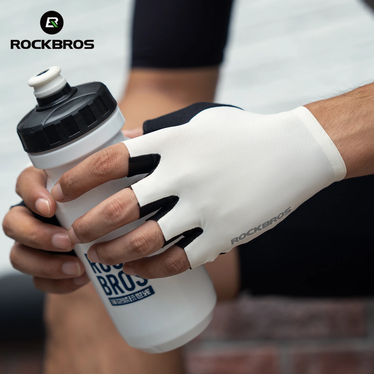 ROCKBROS Sommer-Radfahrhandschuhe mit halben Fingern – Bild 2