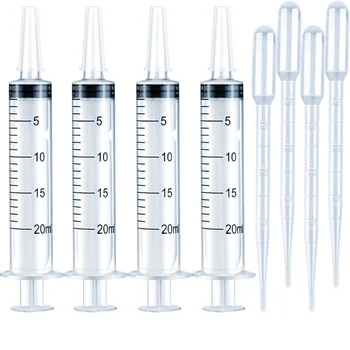 20 ml Spritzen für die Herstellung von Lipgloss, Zubehör für flüssige Lipgloss-Basis, Aromaöl für Mundmedizin