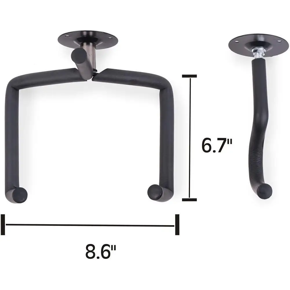 Horizontale Metallgitarre Wandhalterung Aufhänger Ständer für – Bild 5