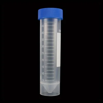 50ml Zentrifugenröhrchen mit Schraubverschluss, Flacher Runder Spitzboden Labor-Probenbehälter