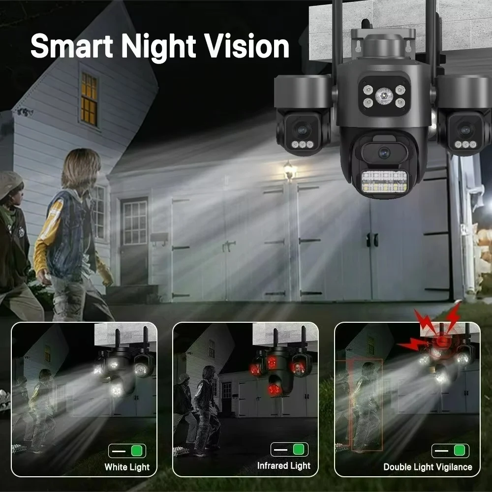 15MP Sicherheitskamera ICsee mit 3 HD-Bildschirmen – Bild 6