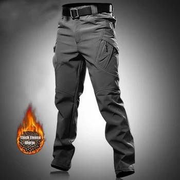 Herren City Gargo Winter Taktische Haifischhautjacken Wanderhose Angeln Klettern Trekking Lässige Jagd