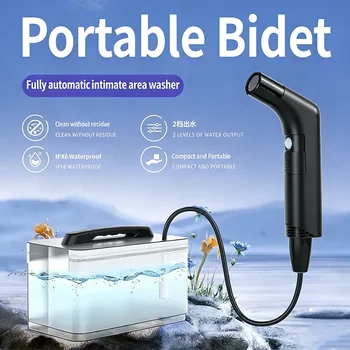 Tragbarer Elektrischer Bidet-Sprüher mit 2-Stufen-Druckregulierung, Wiederaufladbar, für Persönliche Hygiene