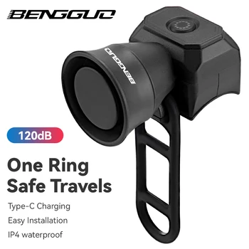 Fahrradhupe Mountainbike Mini USB Lade Wasserdichte elektronische Fahrradklingel Reitausrüstung Kinder Roller