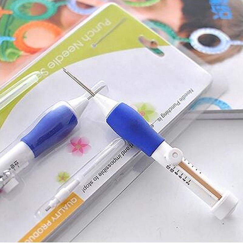 Stickerei Punch Nadel Kit Nähen Werkzeug Set Magie Stickerei – Bild 3