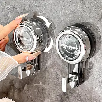 Mode Leistungsstarke Saugnapf Haken Vakuum Wiederverwendbare Dusche Haken Heavy Duty Kleidung Haken Spurlose