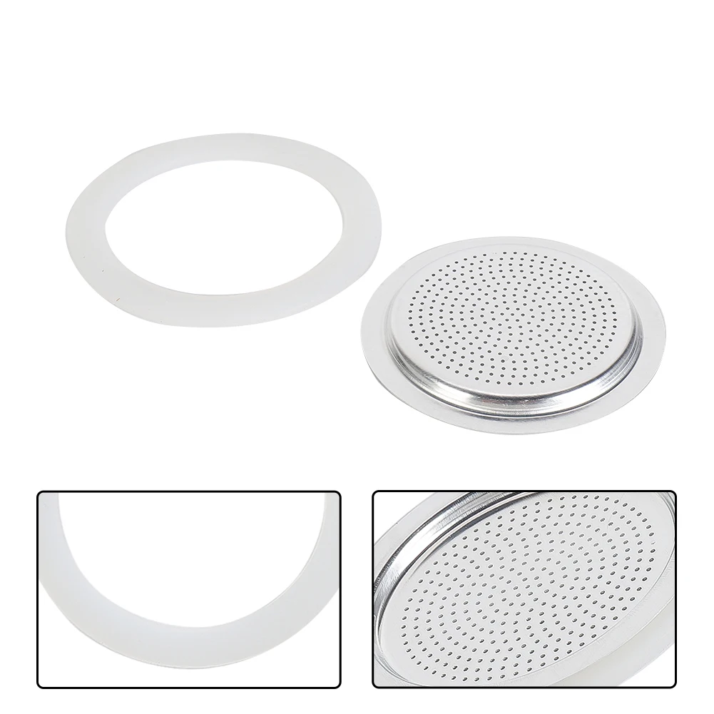Kaffee Gummiring Silikon Moka Gummidichtung Filter Bildschirm – Bild 5