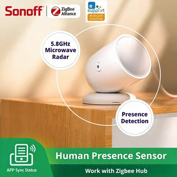 SONOFF SNZB-06P Sonoff Anwesenheitssensor SNZB 06P Präsenzerkennung Lichtsensor Smart Home Sicherheit