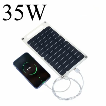 Tragbares USB Solarpanel 5 V, wasserdicht, für Handy und Powerbank