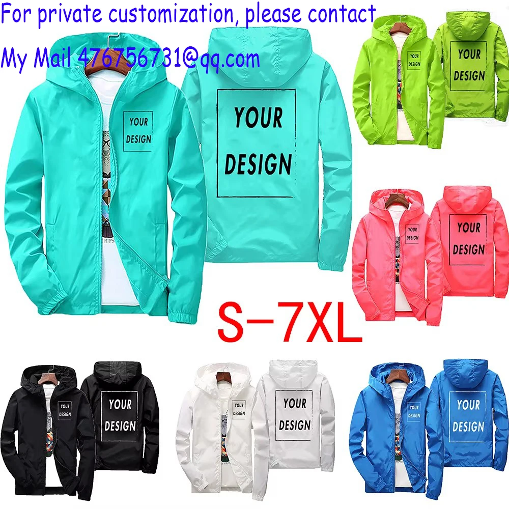 Benutzerdefinierte Marke Logo Herbst Jacke Männer