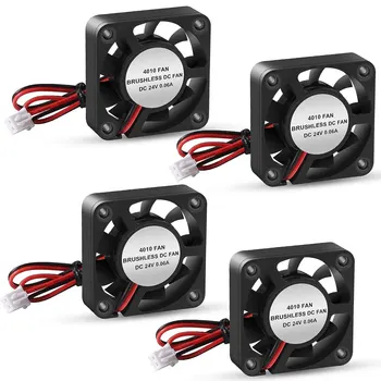 3D-Drucker-Lüfter, 4010 Gebläse 40 x 10 mm hydraulisches Lager bürstenlos DC 12 V 24 V Lüfter für 3D-Drucker
