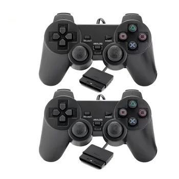 Kabelgebundenes Gamepad für Sony PS2 Controller Game Joystick Vibration Game Controller für PlayStation 2 Ps2