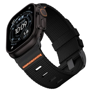 Nylonarmband für Apple Watch, Serie 12/11/10/9/8/7/6/SE/Ultra, 49 mm, 46 mm, 45 mm, 44/41 mm, Armband
