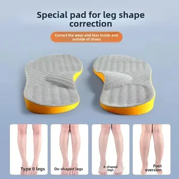 Einlegesohlen, orthopädische Unisex-Einlegesohlen, wirksam zur Korrektur der Beinform