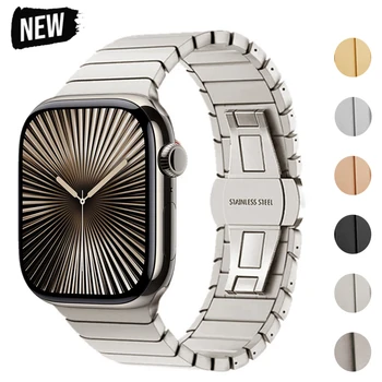 Metallband für Apple Watch 46 mm Armband Edelstahl Armband für Iwatch Serie 11 10 Ultra 49 mm 42/44/45/40 mm