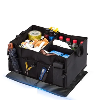 Auto-Aufbewahrungsbox, faltbare große Auto-Ladebox, Camping-Auto-Aufbewahrungsbox, multifunktionale faltbare