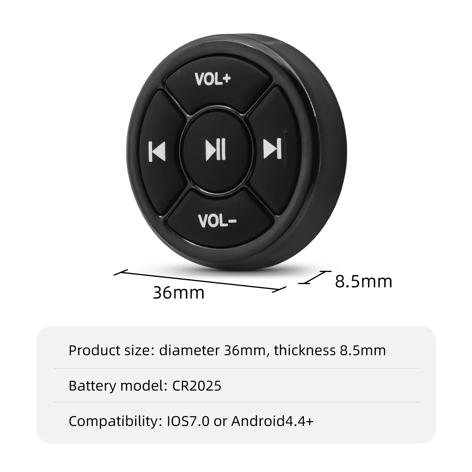 Fernbedienung, kabellose Medien, Bluetooth-kompatible Taste – Bild 4