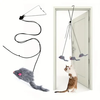 Tür hängen Katzen spielzeug Stress entlasten Wohnzimmer hängen Spielzeug für Wohnzimmer hängen Kätzchen